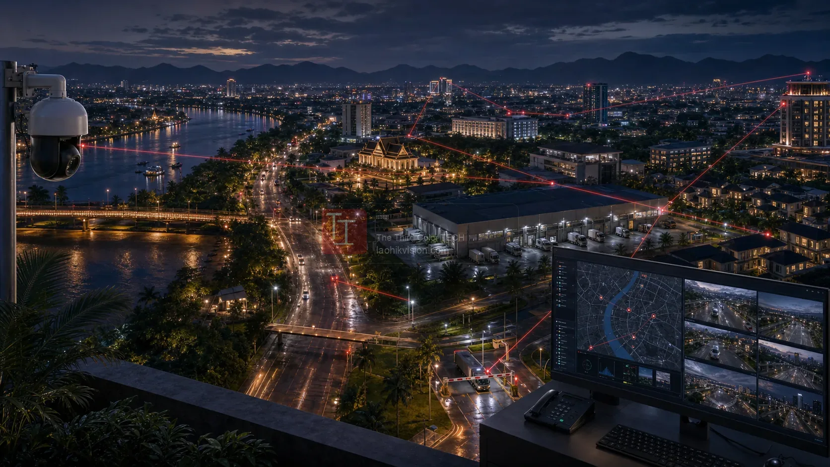 老挝城市级多点接入与综合指挥场景